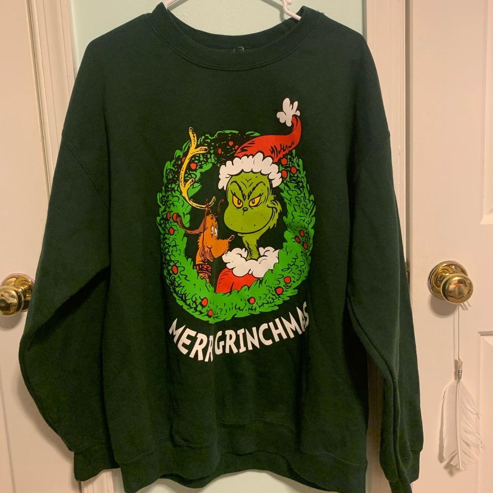 grinch sweatshirt (crewneck)